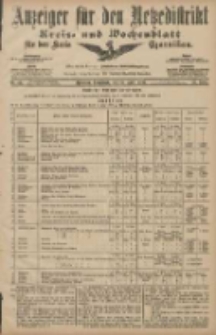 Anzeiger für den Netzedistrikt Kreis- und Wochenblatt für den Kreis Czarnikau 1907.04.27 Jg.55 Nr49