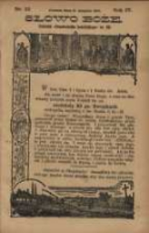Słowo Boże: dodatek do Przewodnika Katolickiego R.4. 1901 Nr.32