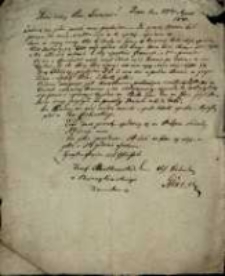 1. Listy do ks. Franciszka Ksawerego Malinowskiego od następujących: Białkowski Józef b. d. k. 1. – Bujina Edward ks. 1852 (2) k. 2-4. – Estkowska A[ntonina] 1859-1860 (7) k. 5-16. – [Jeleński] Antoni ks. 1852 k. 17-18. – Königlich-Preussisches Gymnasium zu Conitz (Chojnice) 1852 k. 19-20. – L[?] Gracjan 1869 (2) k. 21-24. – Lewandowski W[ojciech] ks. 1853 k. 25. – Musolf [Johann] ks. 1840 k. 26. – Mycielski J[ózef] 1859 k. 27-28. – Obrąpalski J. 1859 k. 29-30. – [Orpiszewski] Ludwik 1857 k. 31-32. – Osłowski Kajetan ks. [1845?] k. 33. – Plebański [Józef Kazimierz] 1857 k. 34-35. – Polczyński [Michał] ks., Bażyński [Franciszek] ks., Lafleur [Hipolit?] de ks. 1858 k. 36-37. – Prądzyński Juliusz ks. 1857, 1859 (2) k. 38-41. – Prądzyński [Rafał] 1852 k. 42-43. – Szulc Kazimierz 1858, 1860-1861, 1865 (5) k. 44-53, przy czym list z 1865 r. pisany jest inną ręką i pieczętowany innym sygnetem z inicjałami C. S. [Casimir Szulc?]. – [Tułodziecki] Jan ks. 1838, 1856 (3) k. 54-58. – Zientkiewicz [Walenty] ks. 1855 k. 59-60. – NN Andrzej ks. 1839 k. 61. – NN 1852, 1863 (2) k. 62-65.