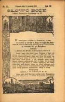 Słowo Boże: dodatek do Przewodnika Katolickiego R.15. 1912 Nr.33