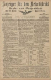 Anzeiger für den Netzedistrikt Kreis- und Wochenblatt für den Kreis Czarnikau 1907.05.23 Jg.55 Nr59