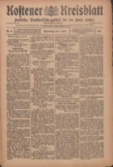 Kostener Kreisblatt: amtliches Ver&ouml;ffentlichungsblatt f&uuml;r den Kreis Kosten 1909.07.08 Jg.44 Nr81