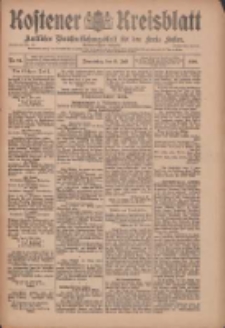 Kostener Kreisblatt: amtliches Ver&ouml;ffentlichungsblatt f&uuml;r den Kreis Kosten 1909.07.15 Jg.44 Nr84