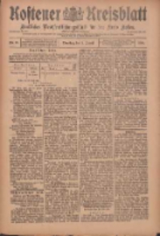 Kostener Kreisblatt: amtliches Veröffentlichungsblatt für den Kreis Kosten 1909.08.03 Jg.44 Nr92
