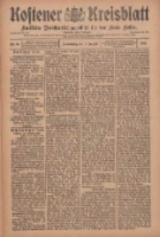 Kostener Kreisblatt: amtliches Ver&ouml;ffentlichungsblatt f&uuml;r den Kreis Kosten 1909.08.05 Jg.44 Nr93