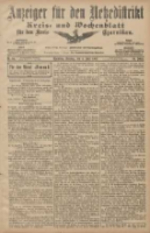 Anzeiger für den Netzedistrikt Kreis- und Wochenblatt für den Kreis Czarnikau 1907.06.04 Jg.55 Nr64