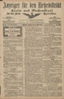 Anzeiger für den Netzedistrikt Kreis- und Wochenblatt für den Kreis Czarnikau 1907.06.25 Jg.55 Nr73