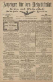 Anzeiger für den Netzedistrikt Kreis- und Wochenblatt für den Kreis Czarnikau 1907.06.27 Jg.55 Nr74