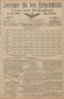 Anzeiger für den Netzedistrikt Kreis- und Wochenblatt für den Kreis Czarnikau 1907.07.09 Jg.55 Nr79