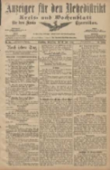 Anzeiger für den Netzedistrikt Kreis- und Wochenblatt für den Kreis Czarnikau 1907.07.11 Jg.55 Nr80