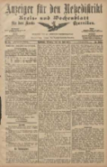 Anzeiger für den Netzedistrikt Kreis- und Wochenblatt für den Kreis Czarnikau 1907.07.23 Jg.55 Nr85
