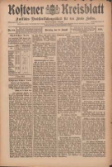 Kostener Kreisblatt: amtliches Ver&ouml;ffentlichungsblatt f&uuml;r den Kreis Kosten 1909.08.31 Jg.44 Nr104