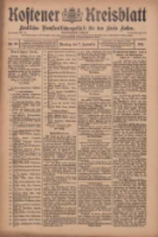 Kostener Kreisblatt: amtliches Ver&ouml;ffentlichungsblatt f&uuml;r den Kreis Kosten 1909.09.07 Jg.44 Nr107