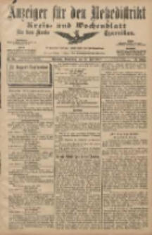 Anzeiger für den Netzedistrikt Kreis- und Wochenblatt für den Kreis Czarnikau 1907.07.25 Jg.55 Nr86