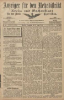 Anzeiger für den Netzedistrikt Kreis- und Wochenblatt für den Kreis Czarnikau 1907.08.03 Jg.55 Nr90