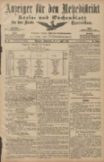 Anzeiger für den Netzedistrikt Kreis- und Wochenblatt für den Kreis Czarnikau 1907.08.08 Jg.55 Nr92