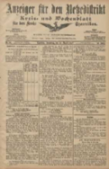 Anzeiger für den Netzedistrikt Kreis- und Wochenblatt für den Kreis Czarnikau 1907.08.10 Jg.55 Nr93