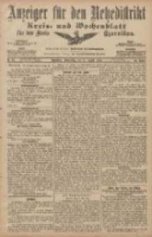 Anzeiger für den Netzedistrikt Kreis- und Wochenblatt für den Kreis Czarnikau 1907.08.15 Jg.55 Nr95