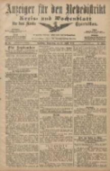Anzeiger für den Netzedistrikt Kreis- und Wochenblatt für den Kreis Czarnikau 1907.08.22 Jg.55 Nr98