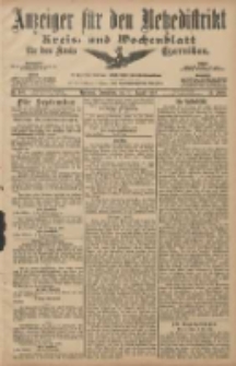 Anzeiger für den Netzedistrikt Kreis- und Wochenblatt für den Kreis Czarnikau 1907.08.31 Jg.55 Nr102