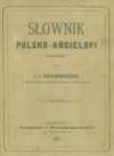Słownik polsko-angielski opracowany przez J. J. Baranowskiego