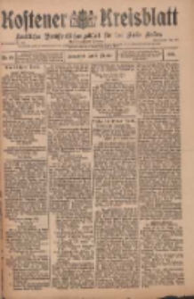Kostener Kreisblatt: amtliches Ver&ouml;ffentlichungsblatt f&uuml;r den Kreis Kosten 1909.10.09 Jg.44 Nr121