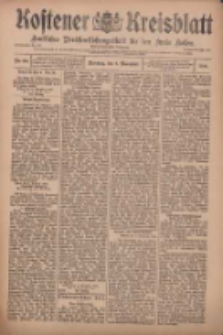 Kostener Kreisblatt: amtliches Ver&ouml;ffentlichungsblatt f&uuml;r den Kreis Kosten 1909.11.09 Jg.44 Nr134