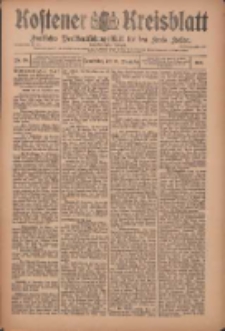 Kostener Kreisblatt: amtliches Ver&ouml;ffentlichungsblatt f&uuml;r den Kreis Kosten 1909.11.18 Jg.44 Nr138
