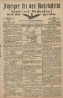Anzeiger für den Netzedistrikt Kreis- und Wochenblatt für den Kreis Czarnikau 1907.09.07 Jg.55 Nr105