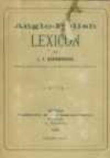 Anglo-polish lexicon. P.1