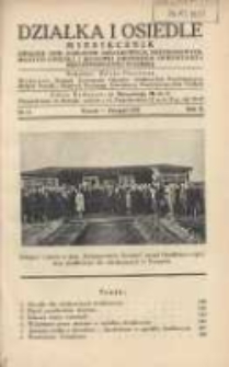 Działka i Osiedle: miesięcznik Związku Towarzystw Ogródków Działkowych Rzeczypospolitej Polskiej 1937.11 R.10 Nr11