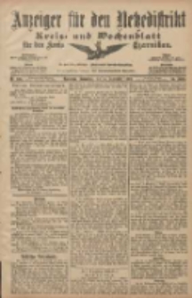Anzeiger für den Netzedistrikt Kreis- und Wochenblatt für den Kreis Czarnikau 1907.09.14 Jg.55 Nr108