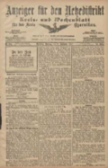 Anzeiger für den Netzedistrikt Kreis- und Wochenblatt für den Kreis Czarnikau 1907.09.17 Jg.55 Nr109