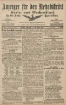 Anzeiger für den Netzedistrikt Kreis- und Wochenblatt für den Kreis Czarnikau 1907.10.10 Jg.55 Nr119