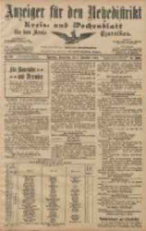 Anzeiger für den Netzedistrikt Kreis- und Wochenblatt für den Kreis Czarnikau 1907.11.07 Jg.55 Nr131