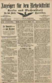 Anzeiger für den Netzedistrikt Kreis- und Wochenblatt für den Kreis Czarnikau 1907.11.12 Jg.55 Nr133
