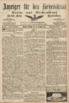 Anzeiger für den Netzedistrikt Kreis- und Wochenblatt für den Kreis Czarnikau 1907.11.20 Jg.55 Nr137