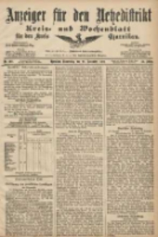 Anzeiger für den Netzedistrikt Kreis- und Wochenblatt für den Kreis Czarnikau 1907.11.28 Jg.55 Nr140