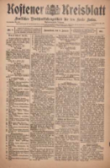 Kostener Kreisblatt: amtliches Veröffentlichungsblatt für den Kreis Kosten 1910.01.08 Jg.45 Nr3