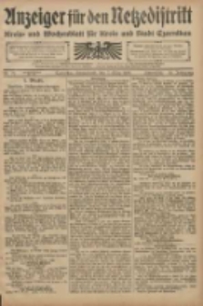 Anzeiger für den Netzedistrikt Kreis- und Wochenblatt für den Kreis und Stadt Czarnikau 1908.03.07 Jg.56 Nr29