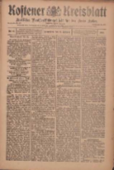 Kostener Kreisblatt: amtliches Veröffentlichungsblatt für den Kreis Kosten 1910.02.12 Jg.45 Nr18