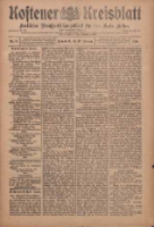 Kostener Kreisblatt: amtliches Veröffentlichungsblatt für den Kreis Kosten 1910.02.19 Jg.45 Nr21