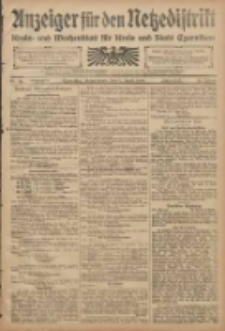Anzeiger für den Netzedistrikt Kreis- und Wochenblatt für den Kreis und Stadt Czarnikau 1908.04.04 Jg.56 Nr41