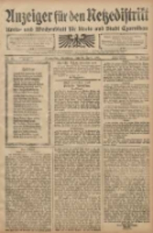 Anzeiger für den Netzedistrikt Kreis- und Wochenblatt für den Kreis und Stadt Czarnikau 1908.04.19 Jg.56 Nr48