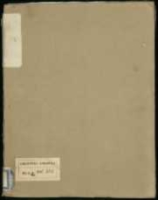 "Primus Tomus Epistolarum Legationum Responsionum Regiarum et Rerum Polonarum sub Joanne Alberto, Alexandro, Sigismundo, Regibus Poloniae et Lithuaniae Ducibus gestarum per me Stanislaum Gorski Cracoviensium[!] et Plocensium[!] Canonicum Reverendissimi Domini Petri Tomicii Episcopi Regni Poloniae Vicecancellarii Notarium, collectarum."