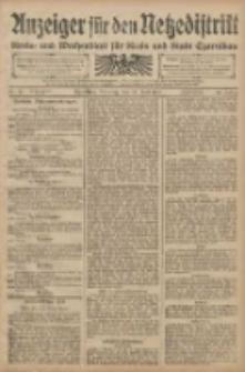 Anzeiger für den Netzedistrikt Kreis- und Wochenblatt für den Kreis und Stadt Czarnikau 1908.06.23 Jg.56 Nr76
