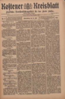 Kostener Kreisblatt: amtliches Veröffentlichungsblatt für den Kreis Kosten 1910.07.21 Jg.45 Nr86