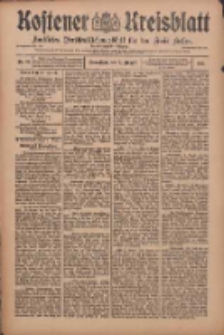 Kostener Kreisblatt: amtliches Veröffentlichungsblatt für den Kreis Kosten 1910.08.06 Jg.45 Nr93