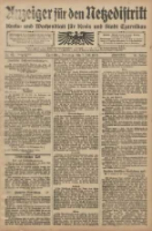 Anzeiger für den Netzedistrikt Kreis- und Wochenblatt für den Kreis und Stadt Czarnikau 1908.07.07 Jg.56 Nr82