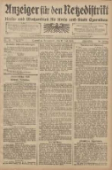 Anzeiger für den Netzedistrikt Kreis- und Wochenblatt für den Kreis und Stadt Czarnikau 1908.07.18 Jg.56 Nr87